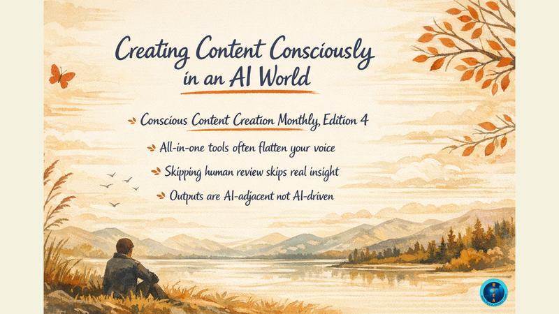 Newsletter Edition 4: Creating Content Consciously in an AI World