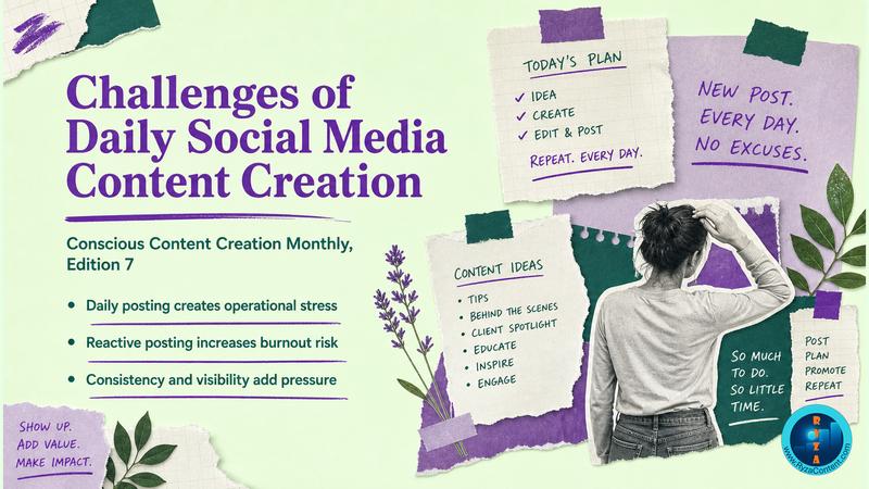 Conscious Content Creation Monthly Newsletter